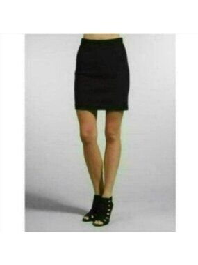Citizens of Humanity Women's Size 30 Black Cotton Knit High Rise Pencil Skirt